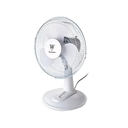 Ventilador mesa 12" 3a homepointe 145341 blanco