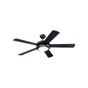 Ventilador techo 52" 5a 2l cometal 78016 negro