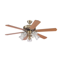 Ventilador techo 52" 6a 5l imperi 78112 bronce
