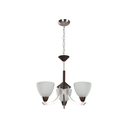 Lampara colgar 3l 60w lumi 027283 niquel/chocolate