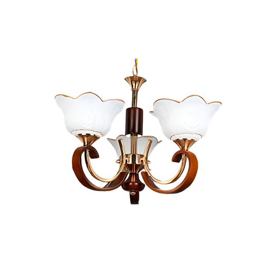 [87299] Lampara colgar 3l mundi d61317-3 dorado/madera