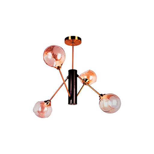 [109017] Lampara colgar 4l mundi x-51089-4 dorado