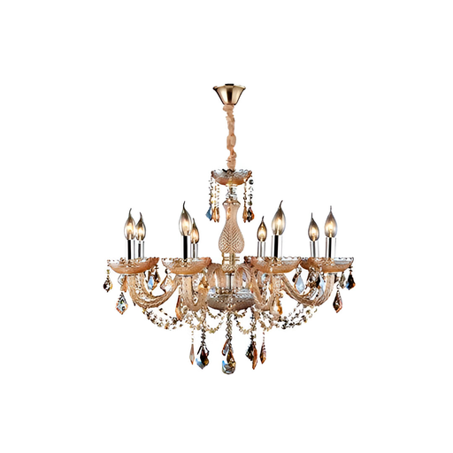 [122420] Lampara colgar cristal 8l e14 40w t21007