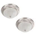 Lampara techo 1l 60w lumi 03654-4 niquel satinado