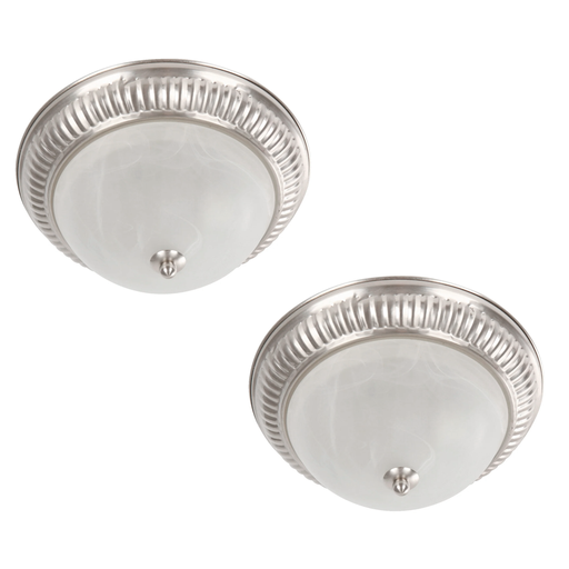 [68313] Lampara techo 1l 60w lumi 03654-4 niquel satinado