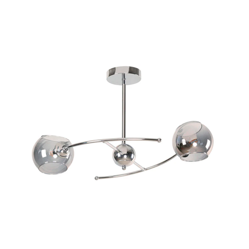 [111486] Lampara techo 2l 40w lumi 22764-4 cromo