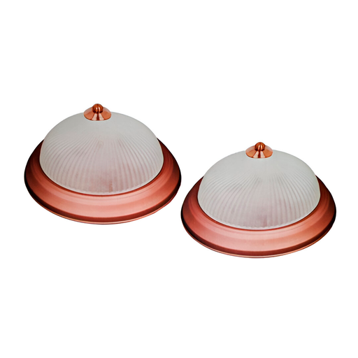 [109028] Lampara techo 2l mundi 006-2rojo rustico