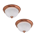 Lampara techo 2l mundi i006c2con bronce rojizo