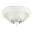 Lampara techo 2l westing 66162 blanco vidrio transparente