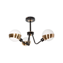 Lampara techo 3l 40w lumi 22725-3 bronce antiguo