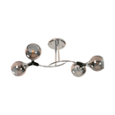 Lampara techo 4l 40w lumi 22698-4 cromo