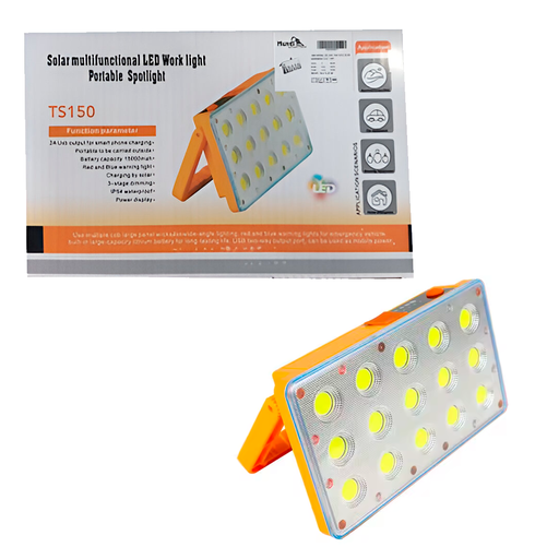 [138603] Linterna solar 19x11x3.5cm 8800mah l-209