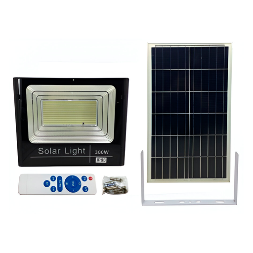 [114249] Reflector electricidad led 300w con panel sol xa03