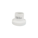 Roseta plastica 250v 100w 4a eurolux 27 blanco