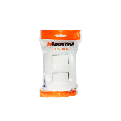 [238] Switch doble domino bticino ap5200 blanco