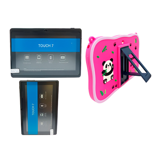 [144530] Tablet para niño 7" 32gb 4gb ram k7 con protector rosa