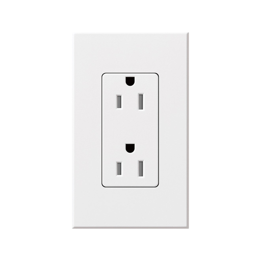 [82385] Tomacorriente doble empotrable 15a 125v 118f