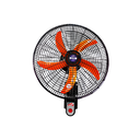 Ventilador pared 18" 5a negro/naranja 5w-ent-138-o