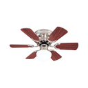 Ventilador techo 30" 6a 1l petite 72394 niquelado
