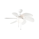 Ventilador techo 32" 6a 1l desig 7905-1 blanco