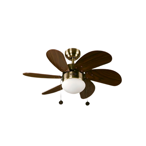 [121491] Ventilador techo 32" 6a 2l design 7905 bronce