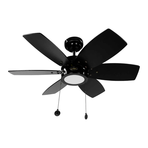 [108840] Ventilador techo 32" 6a 3l lumi 20952-2 negro