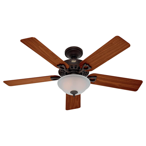 [68666] Ventilador techo 52" 5a 2l hunter 53057 bronce