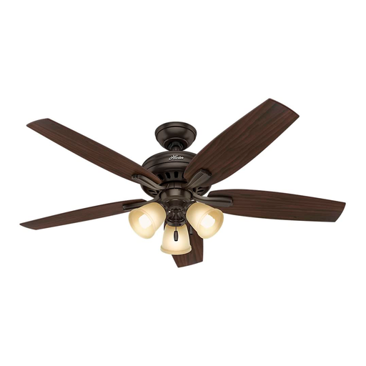 [68663] Ventilador techo 52" 5a 3l hunte 21913 bronce