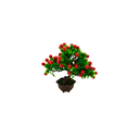 Adorno flor con macetera 30x7cm xji-28