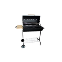 Asador cuadrado estante de madera con tapa/llantas sk133 (Anafre)