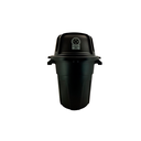 Basurero plastico 100l con tapadera rimax 12202 negro