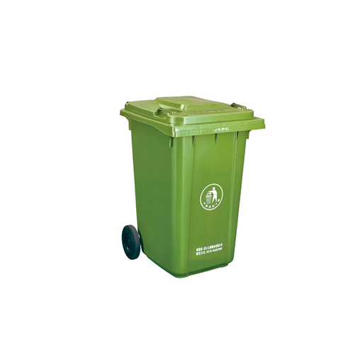 [96024] Basurero plastico 95-gln con rueda/t jy-360a verde
