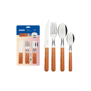 Cubiertos 16pc mango de madera tramontina 22399/003