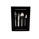 Cubiertos 24pc acero inoxidable lu16-24 caja