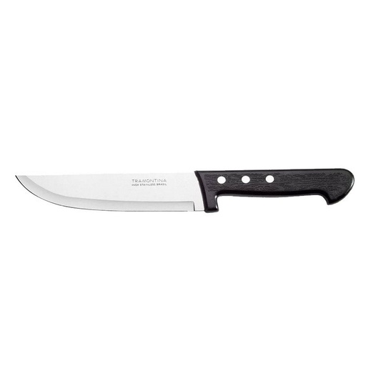 [3666] Cuchillo mango plastico negro 8" tramontina 22921/008