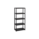 Estante plastico 5niveles 28x15x67" rimax 9900 negro