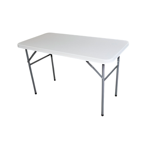 [64246] Mesa plastica plegable 4' hy-c122b blanco