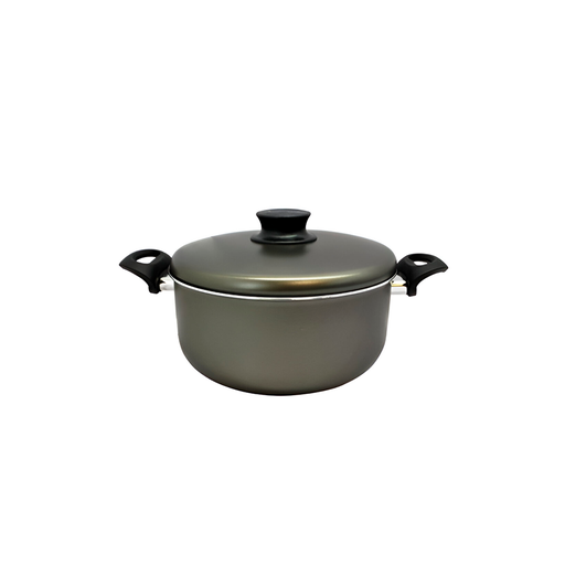 [19760] Olla 24cm 2-asas con tapa 28524/624 gris