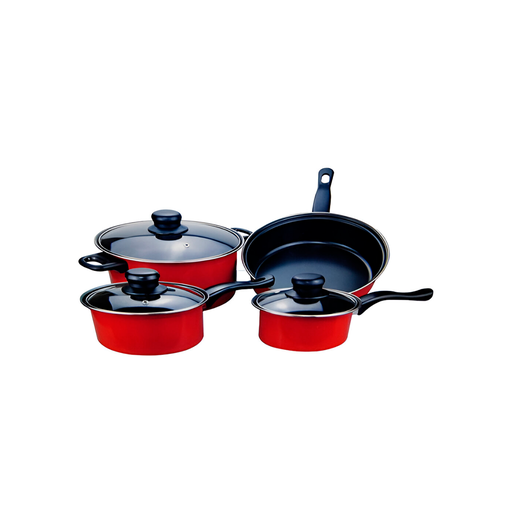 [91398] Olla acero/carbon 7pc scc-002 rojo