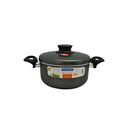 Olla de aluminio 20cm 2.9l 2-asas/tapa 28524/620