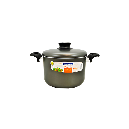 [17301] Olla de aluminio 20cm 4.5lt 2asas/tapa 28530/620