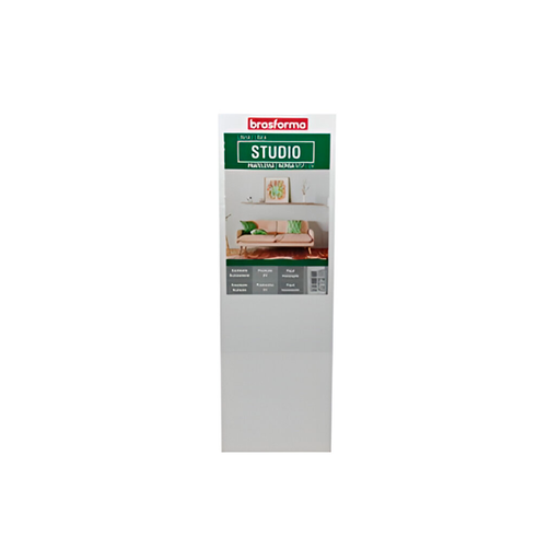 [126921] Repisa de madera 24"x8" brasforma blanco