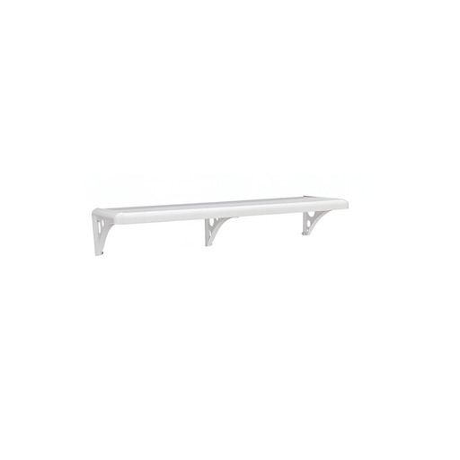 [122038] Repisa plastico con soporte 100x20x2.5cm 100*br