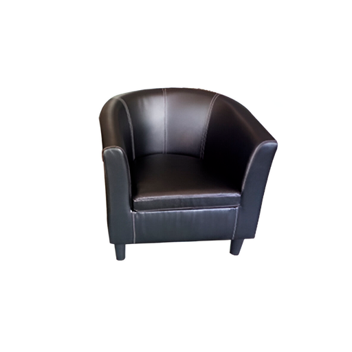 [92593] Silla cuerina 77x70x80cm x-w-2022 negro