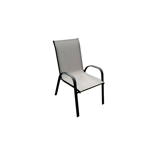 [87043] Silla metal/vinil 2-pcl1604-1062 gris