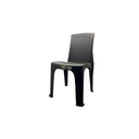 Silla plastica sin brazo plastimas cafe 6555