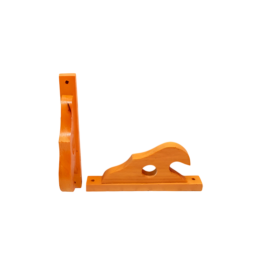 [118710] Soporte de madera para cortinero 2.5x20cm caoba claro