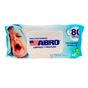 Toallitas humedas sin alcohol 80pc abro bw80