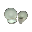 Vajilla porcelana 16pc glaze 27/229-1 varios colores/diseño