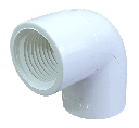 Codo pvc 1/2"x90 st-90 con rosca china